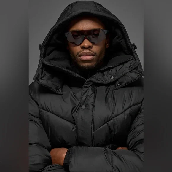 NEW ALO Gold Rush Puffer Trench Long Coat Jacket | US M Unisex - Picture 3 of 13